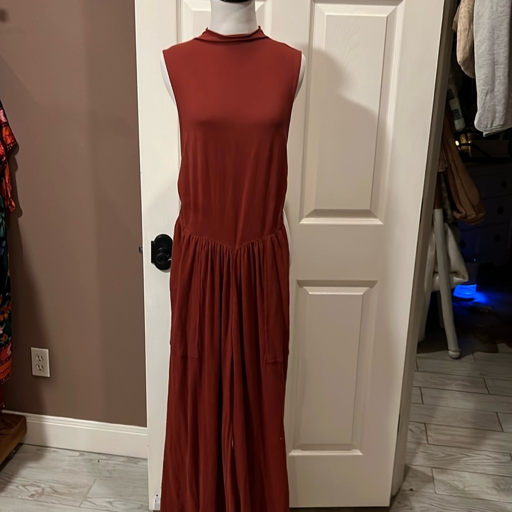 Free Peoplee backless romper sz XS used condition